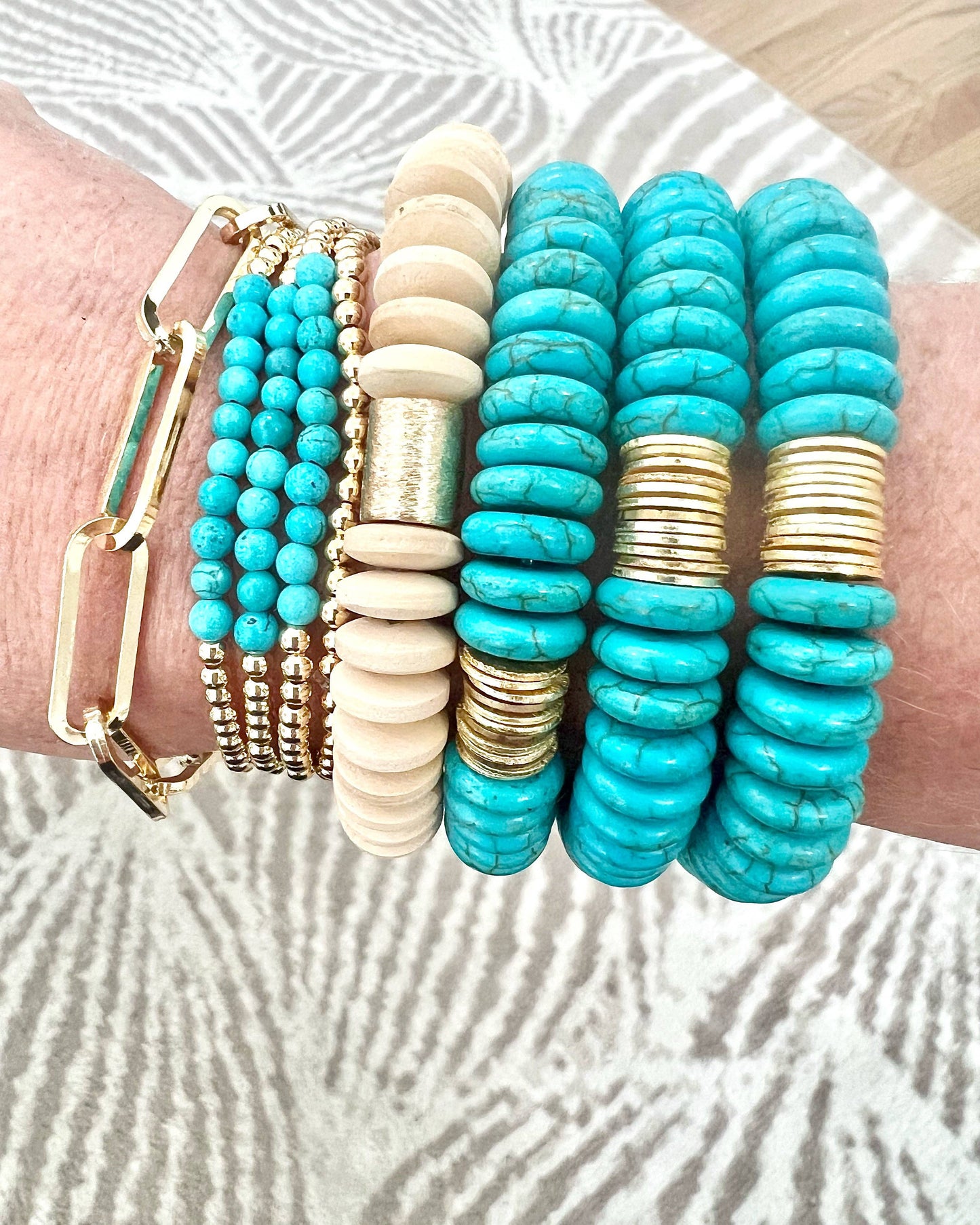 Turquoise Magnesite Bracelet