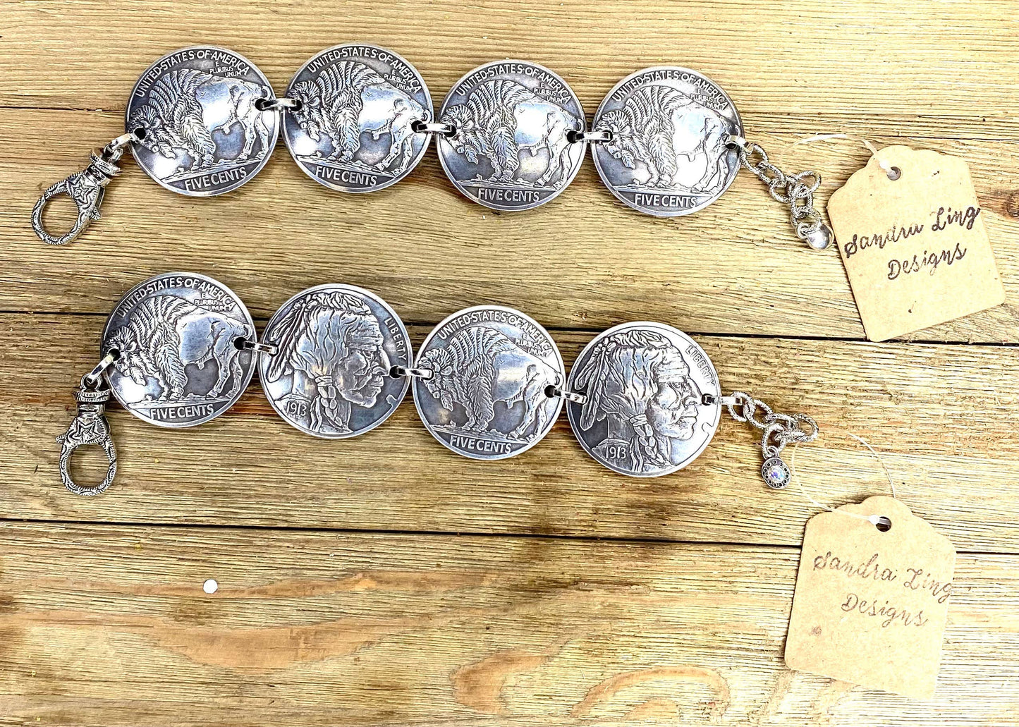 Buffalo Chief Coin Bracelet