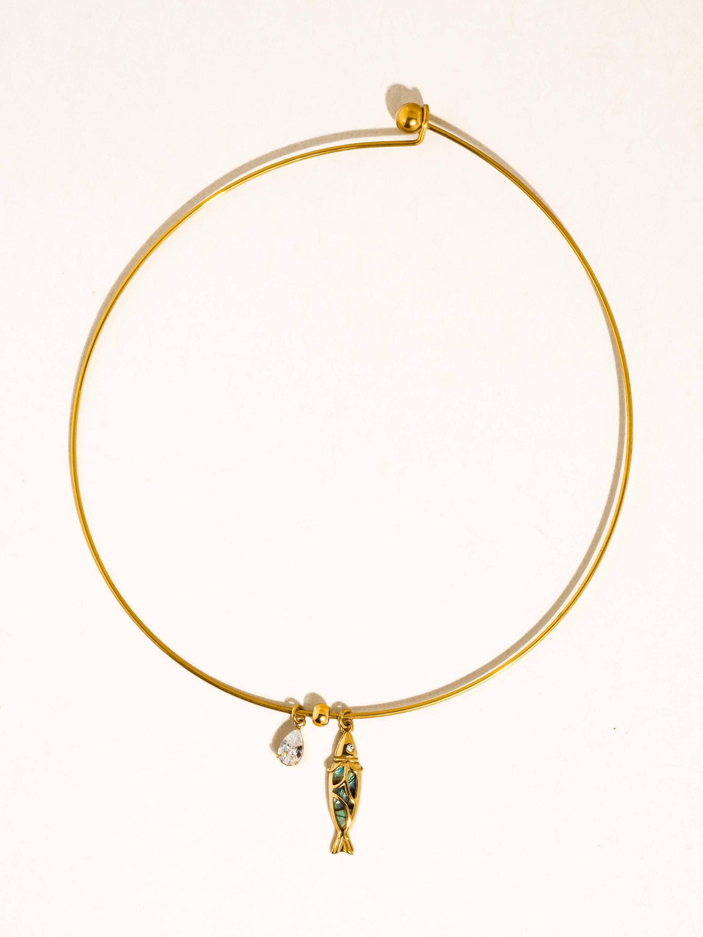 Boho Fish Charm Choker