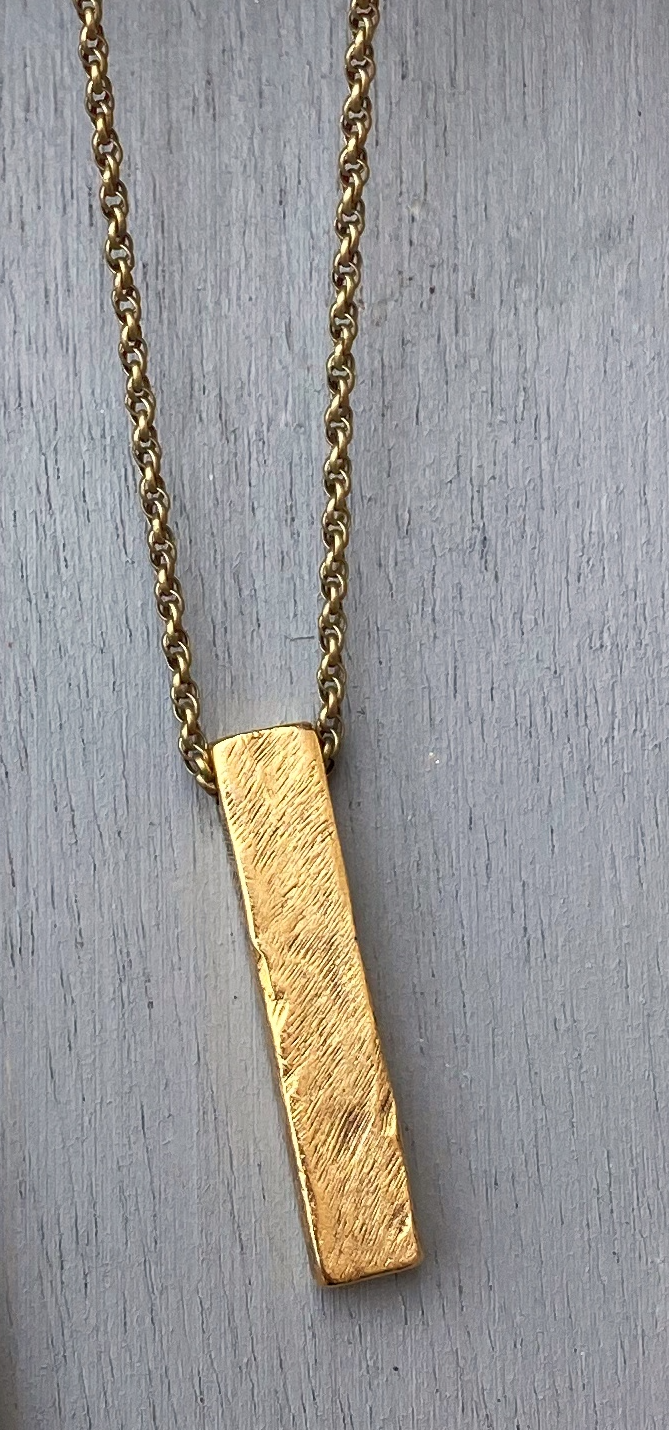 Gold Bar Necklace