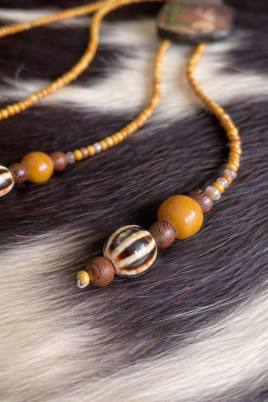 Jackalope Bolo Necklace