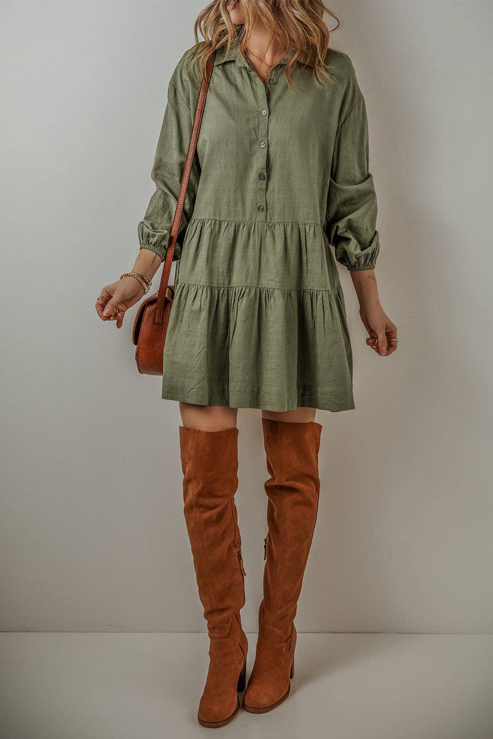 Thompson Pleat Shirt Dress
