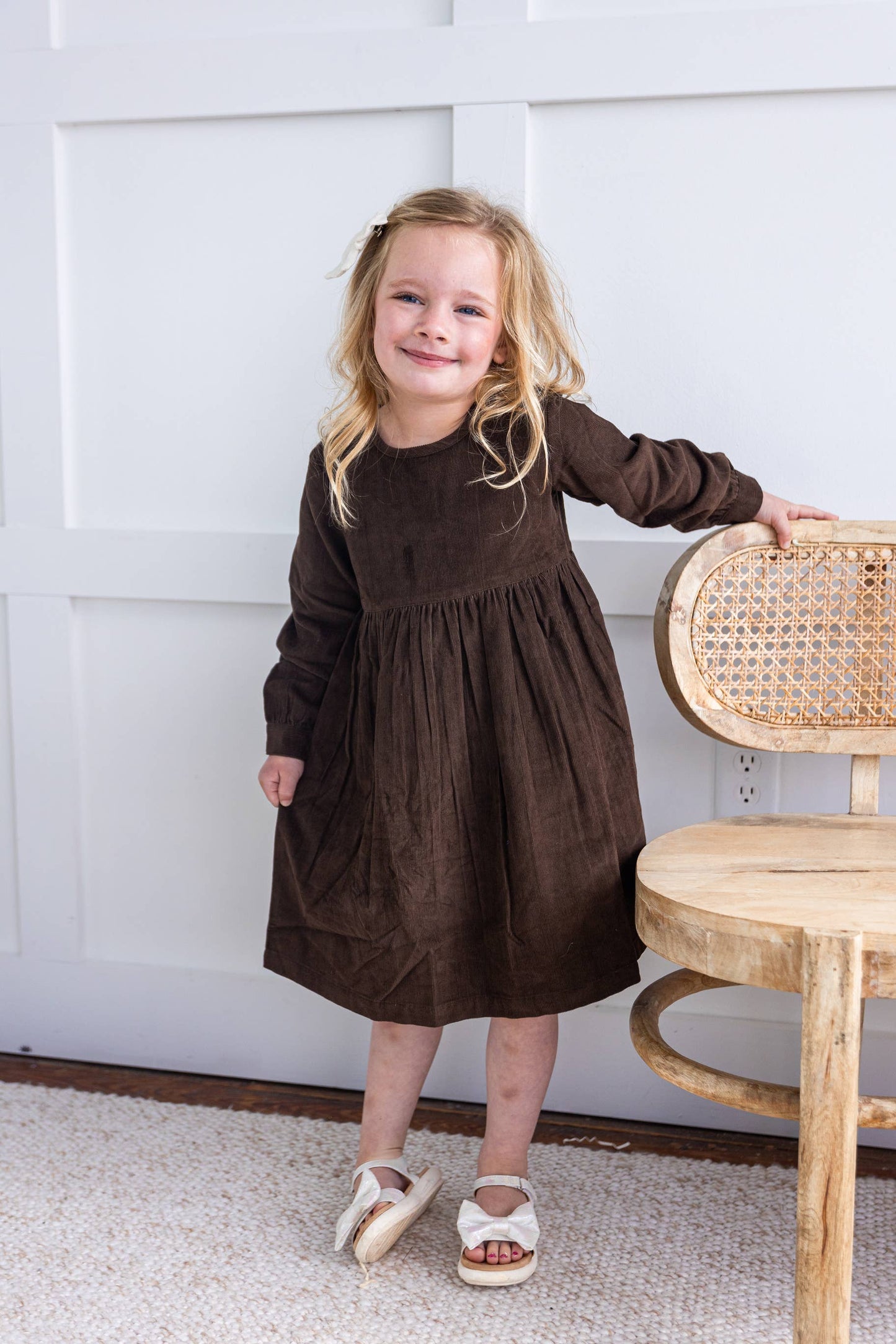 Brown Corduroy Dress