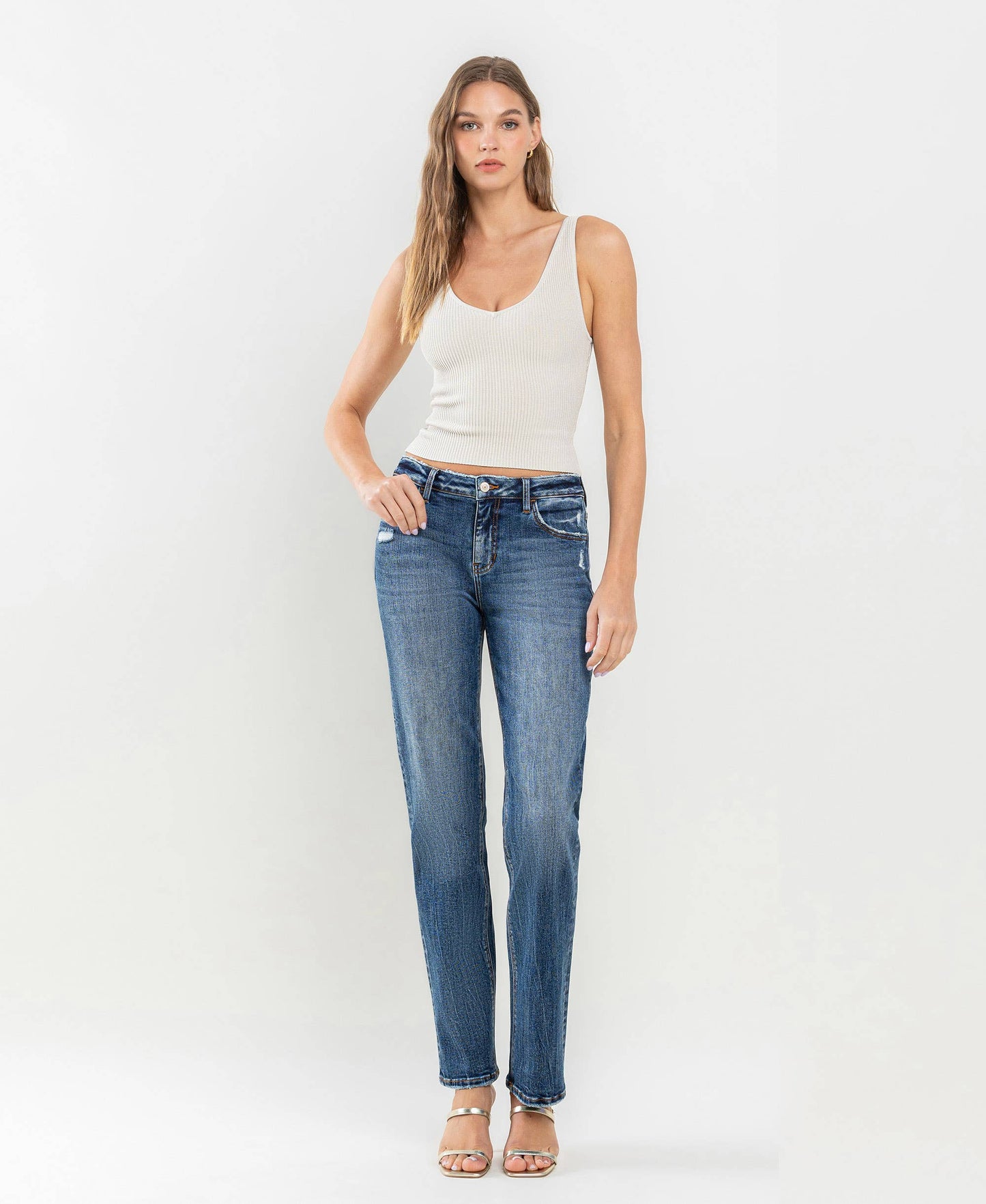 Midrise Straight Jean