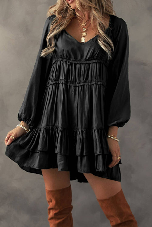 Tiered Mini Dress