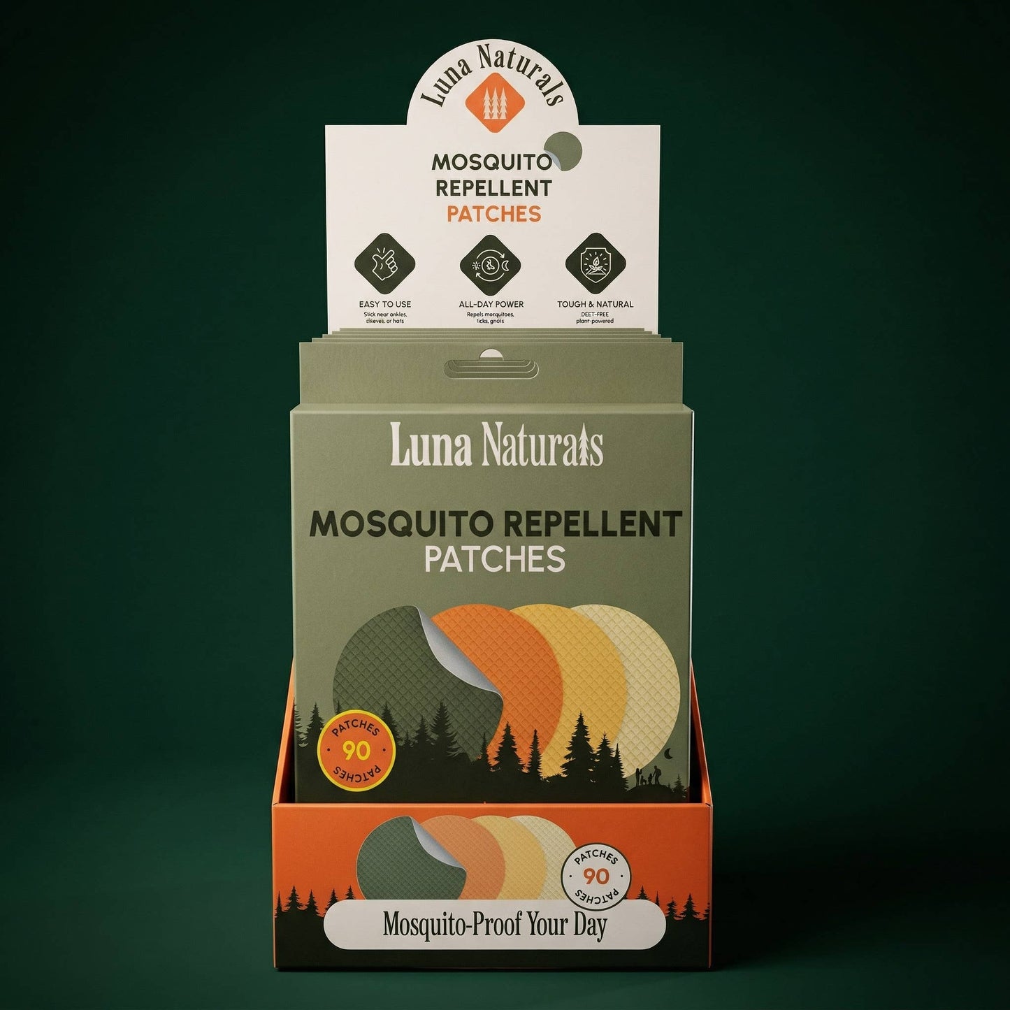 Mosquito Repellent Patches | 12PK | Fresh & Herbal