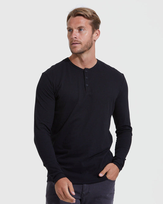 Henley in Black