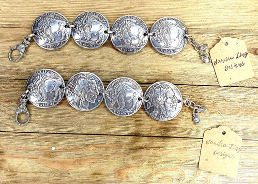 Buffalo Chief Coin Bracelet