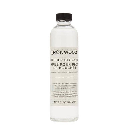 Ironwood Gourmet Butcher Block Oil, 8-Ounce