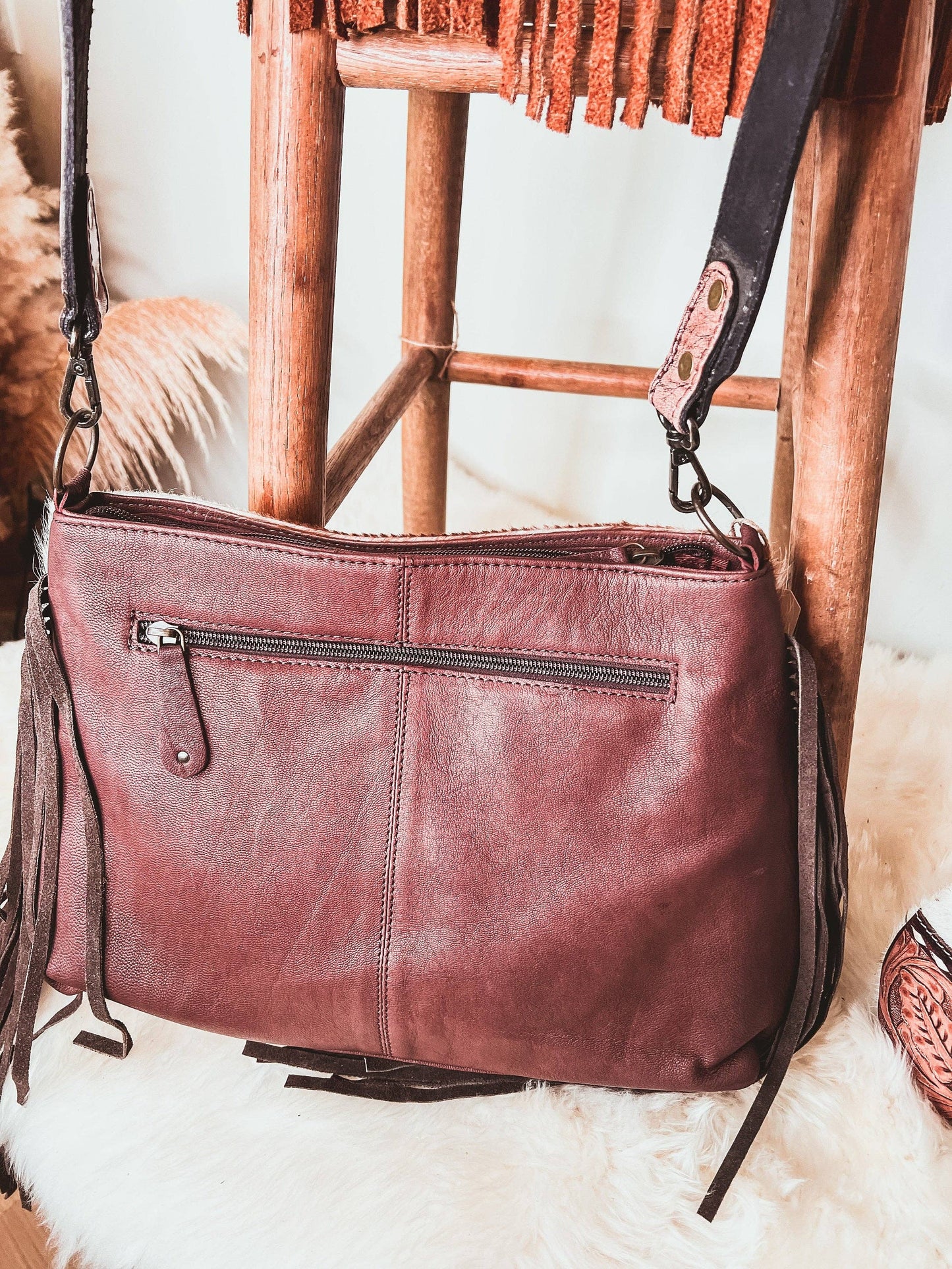 Cowhide Leather Crossbody