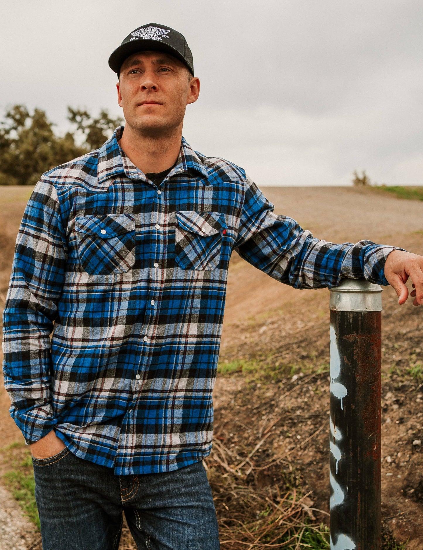 Amarillo Flannel Blue