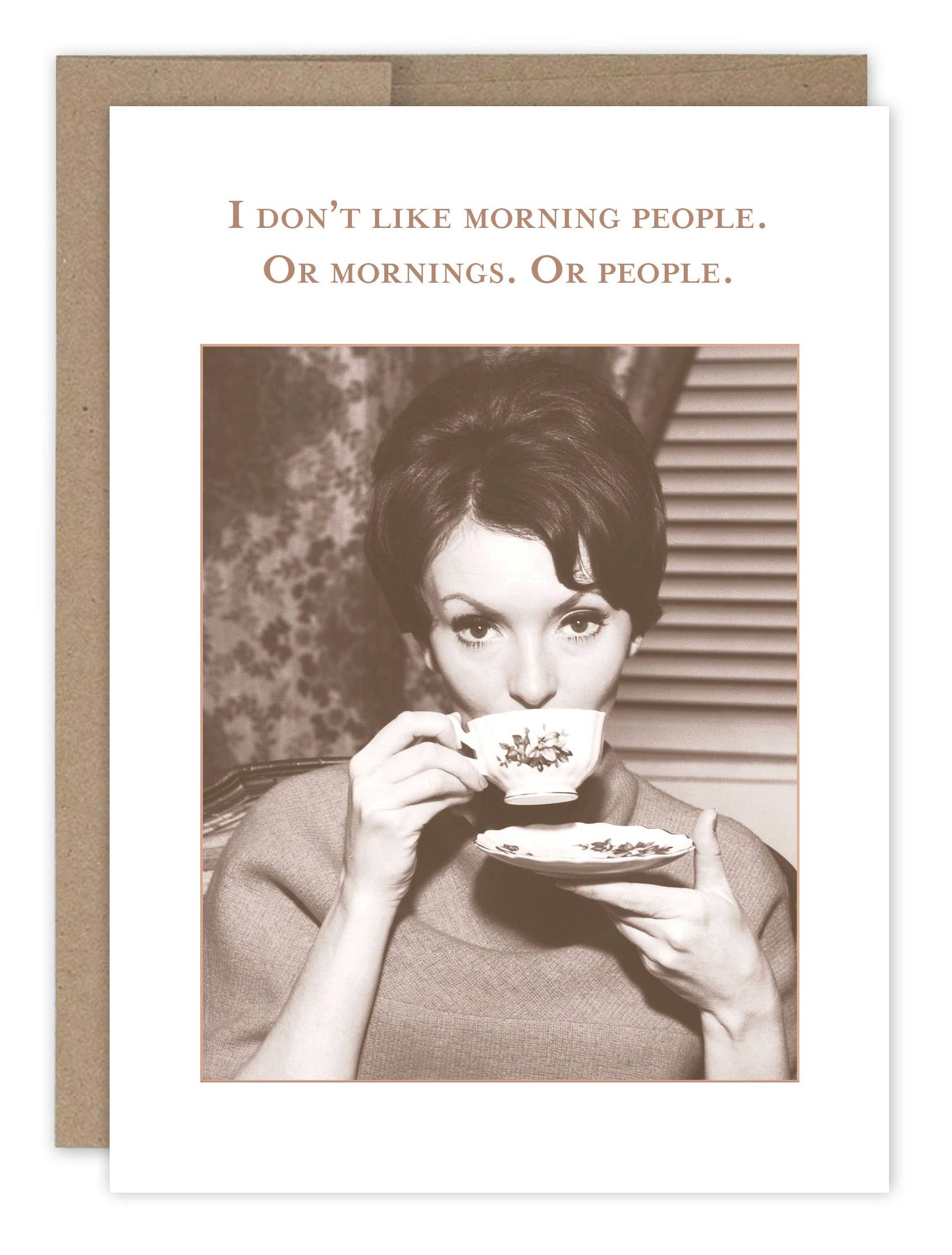 Don't Like Morning People Birthday Card