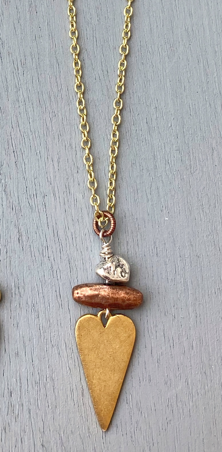 Heartfelt Necklace in Gold