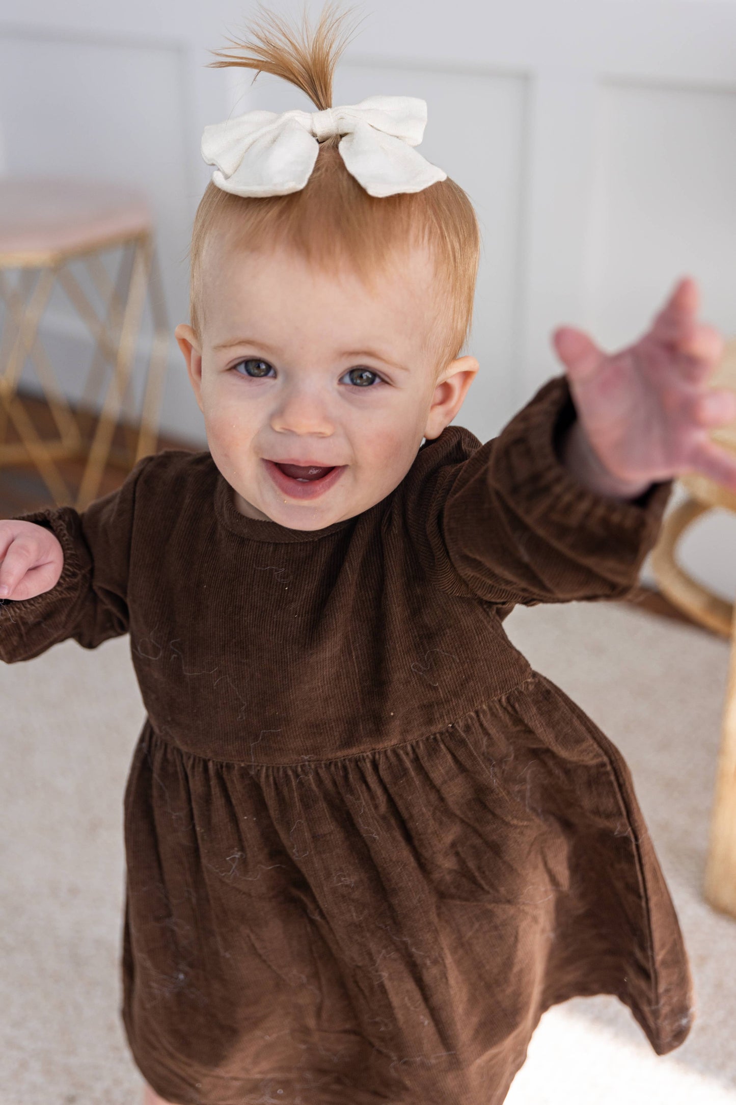 Brown Corduroy Dress