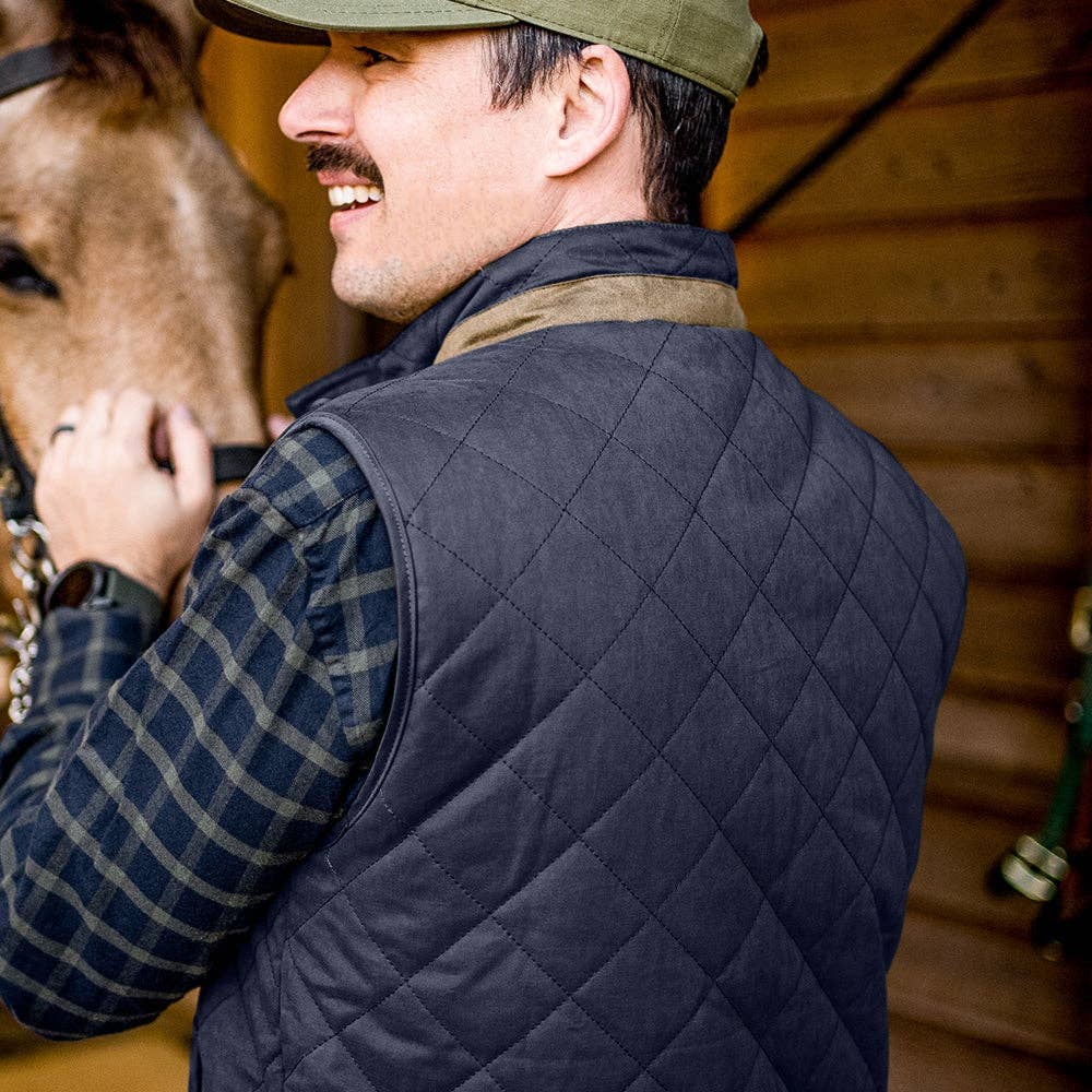 TSG Ansel Quilted Vest / Royal Navy