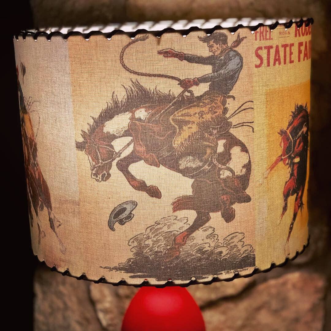 Lampshade Cave Creek Cowboy Lg 14 Inch