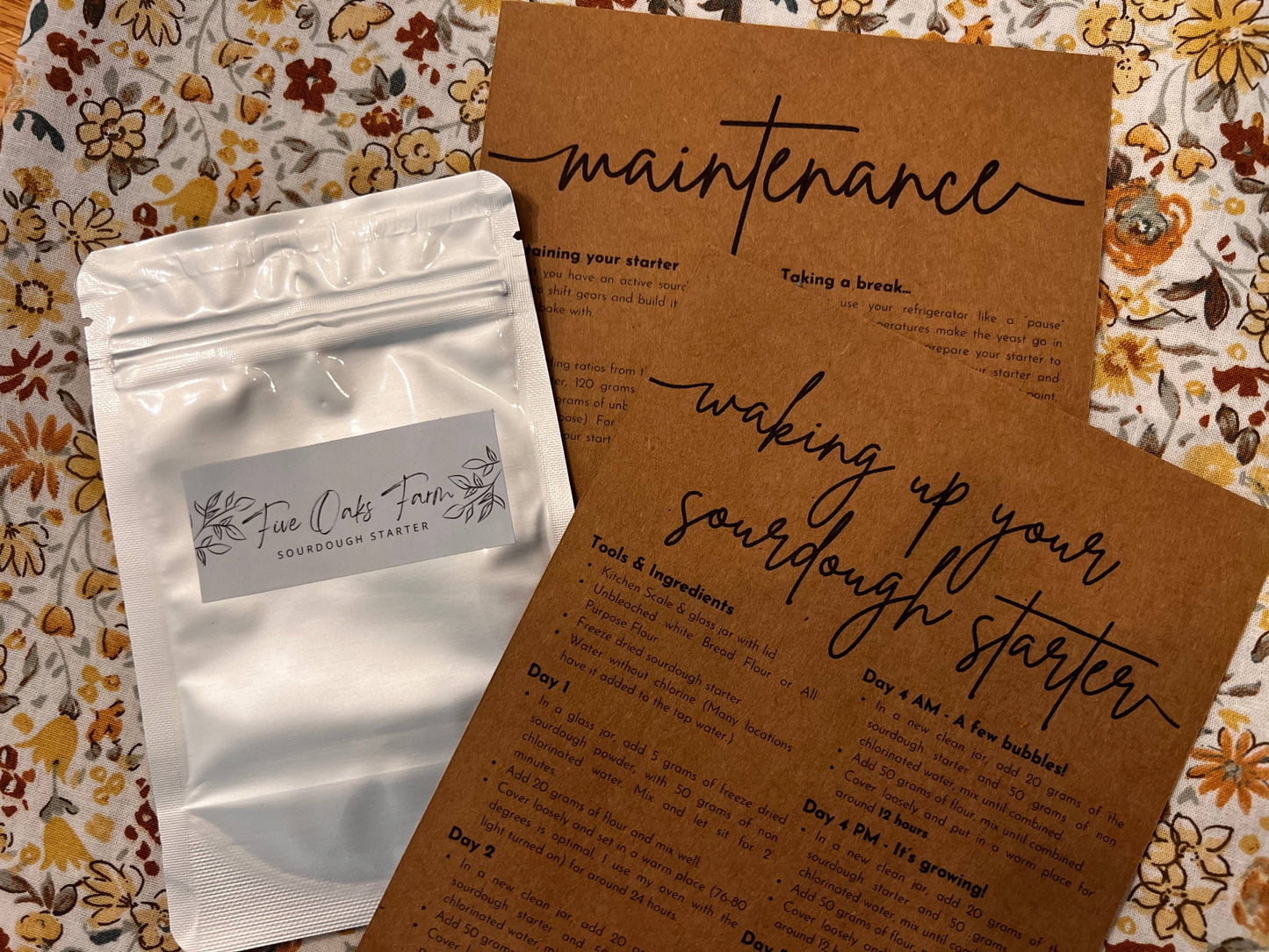 Freeze Dried Sourdough Starter