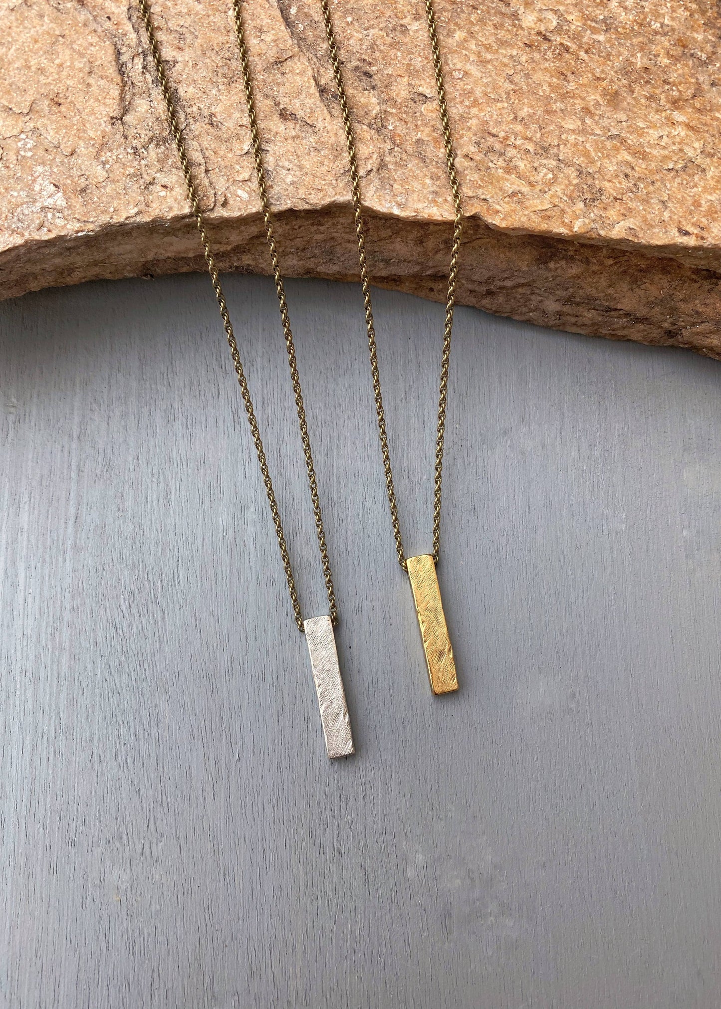 Gold Bar Necklace