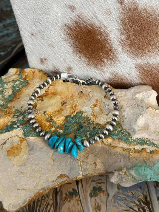 Blue Chip Turquoise Bracelet 