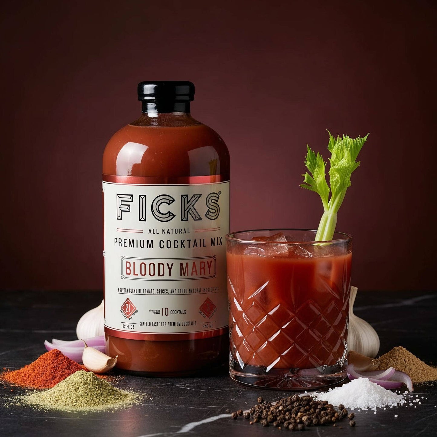 FICKS Premium Bloody Mary Cocktail Mix