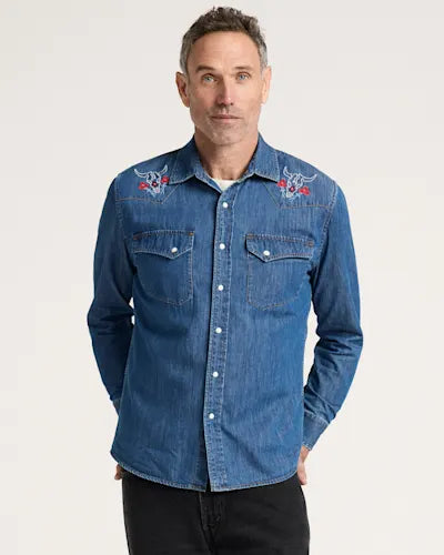Pendleton Bison gambler denim shirt