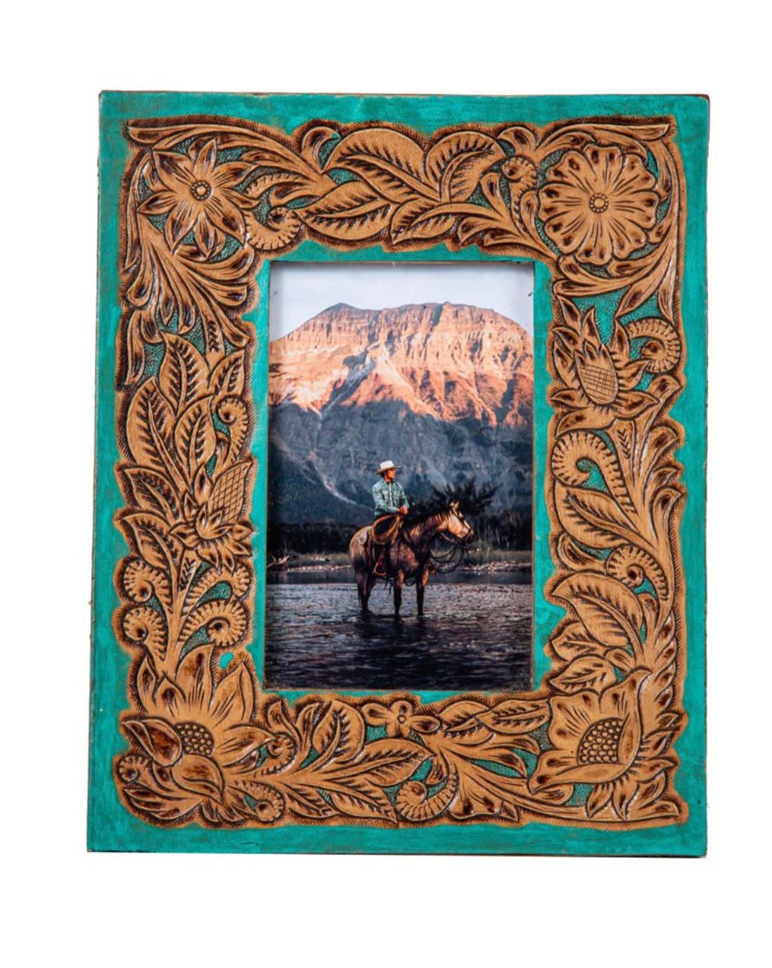 Tooled Leather Frame