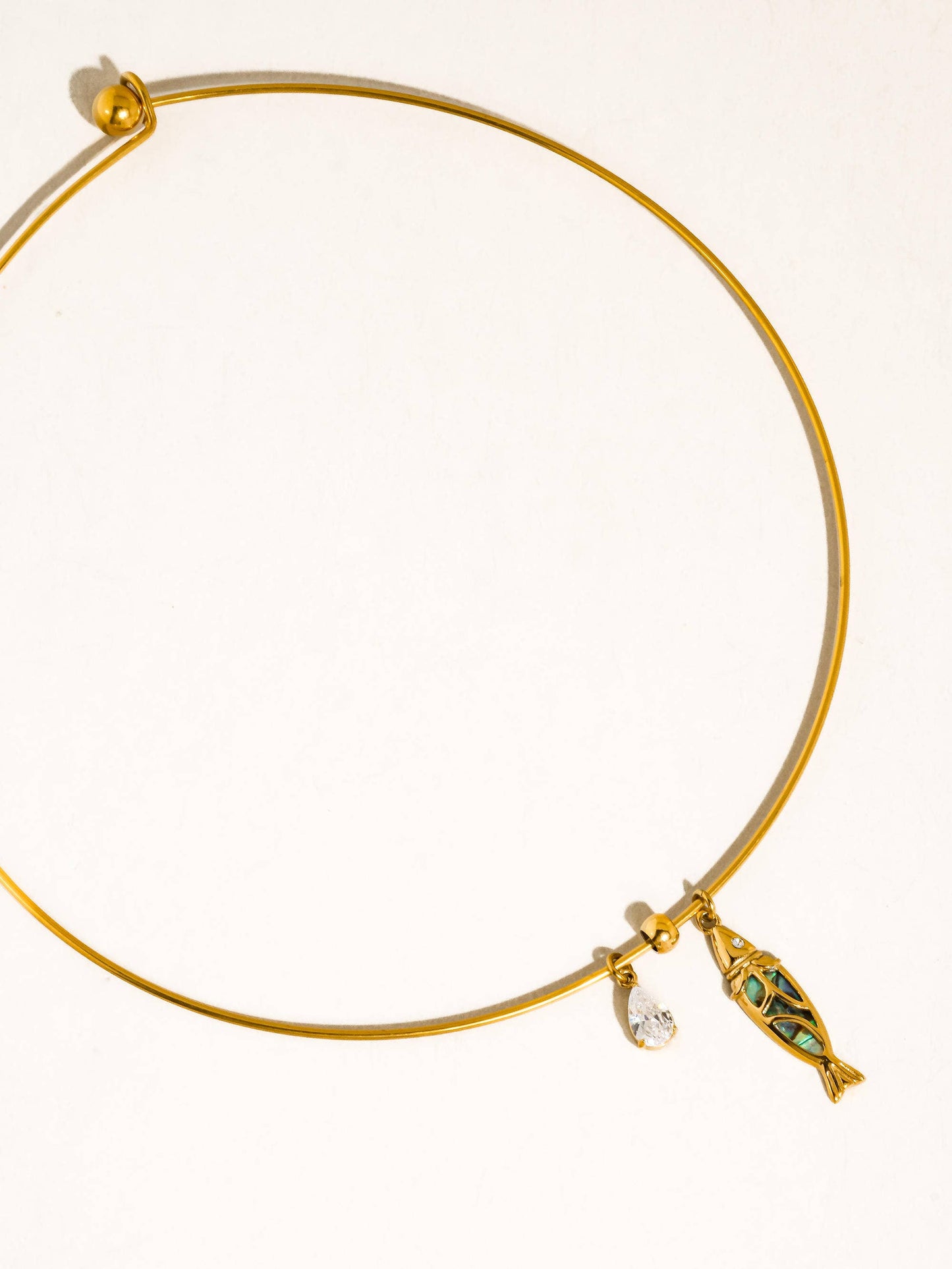 Boho Fish Charm Choker