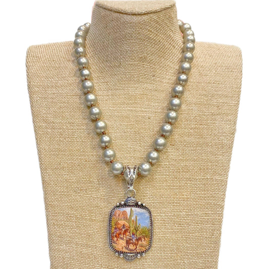 Desert Scene Pendant