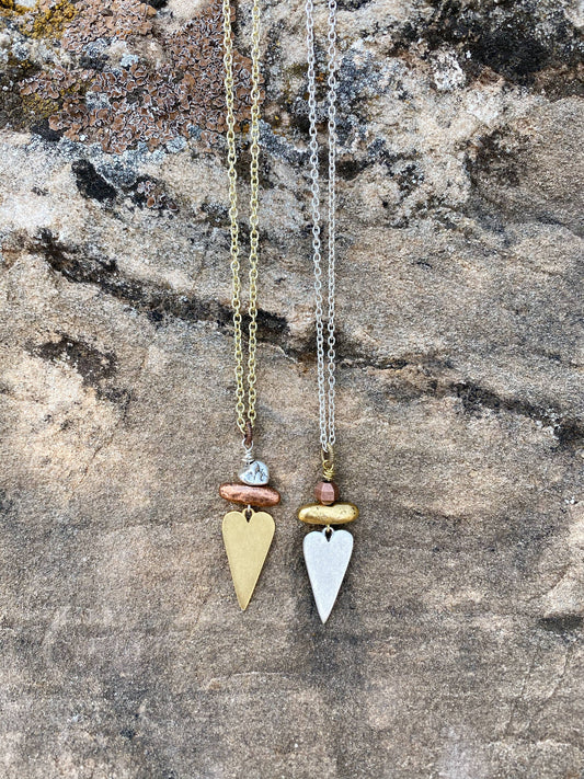 Heartfelt Necklace in Gold