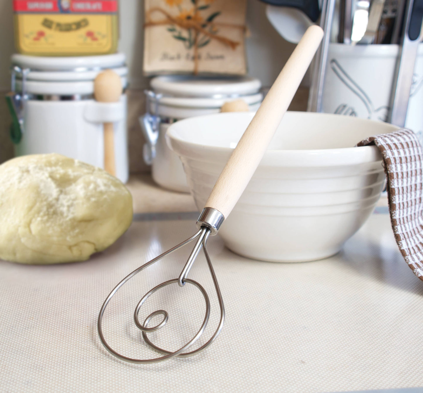 12" Danish Dough Whisk