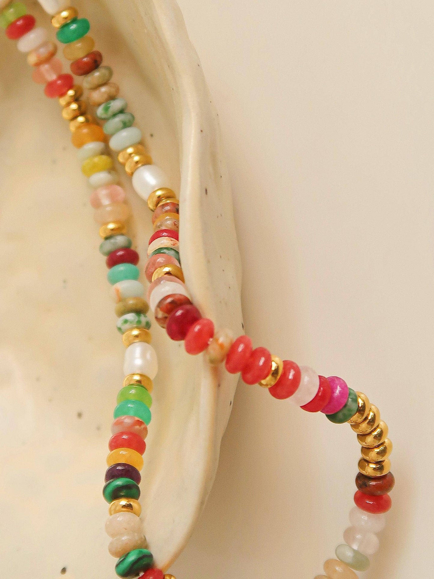 Boho Color Beaded Necklace