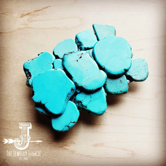 Turquoise Slab Belt Buckle