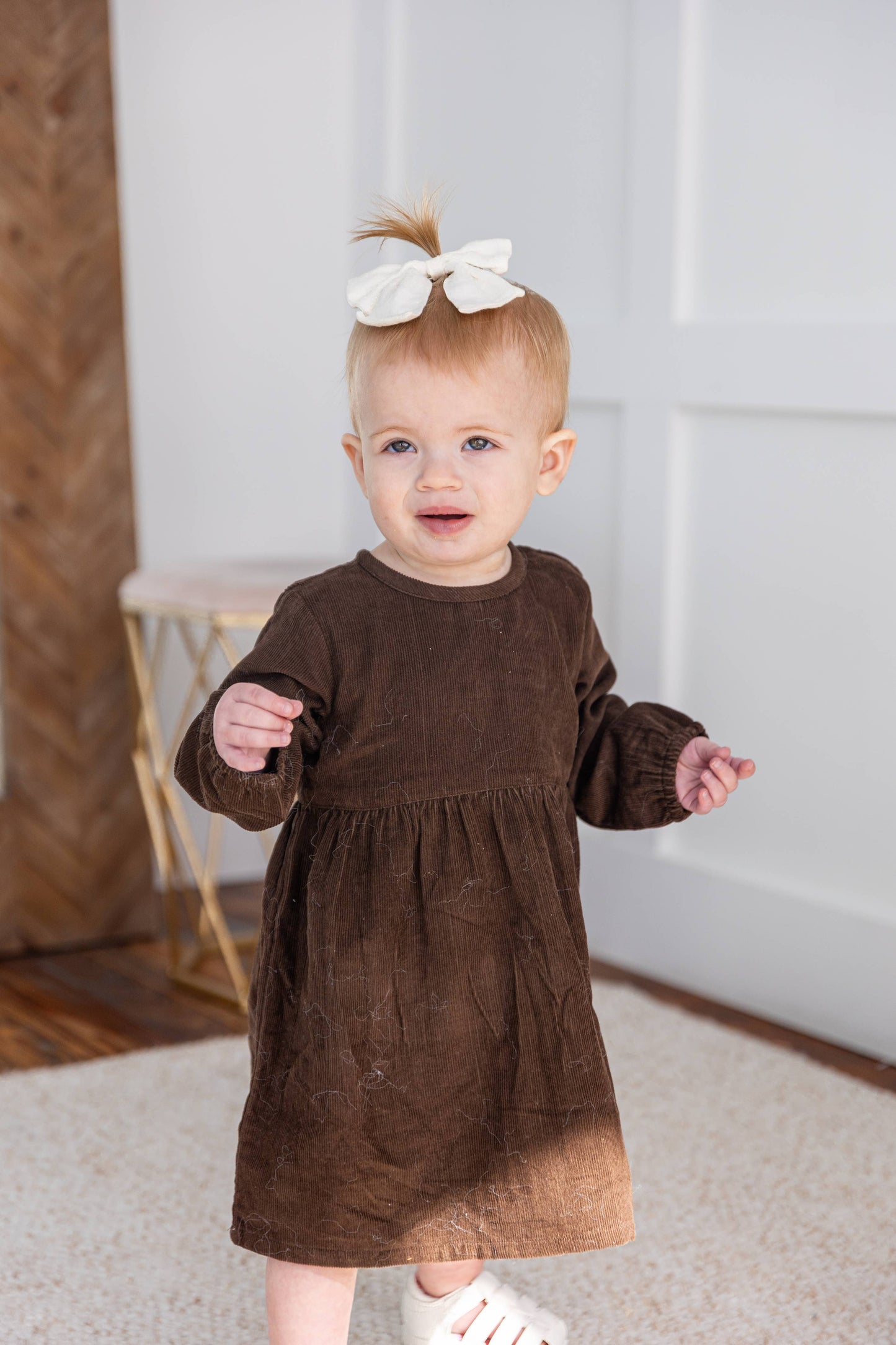 Brown Corduroy Dress