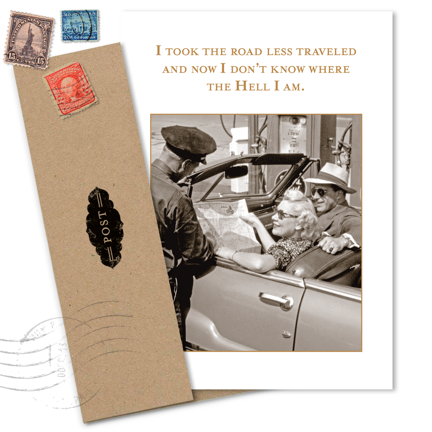 Less Traveled Birthday Card