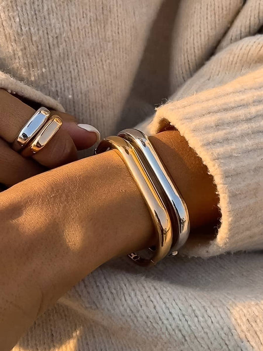 Renzi Bangle - 18K Silver