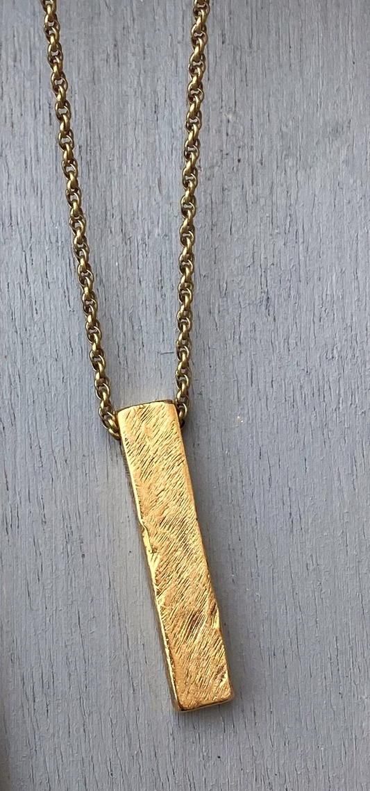 Gold Bar Necklace