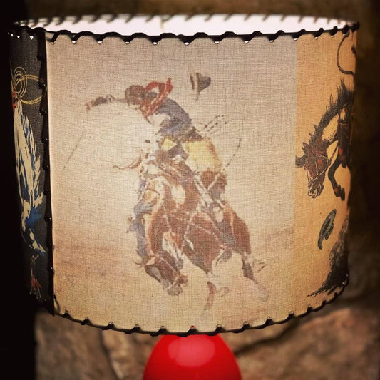 Lampshade Cave Creek Cowboy Lg 14 Inch