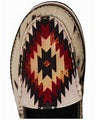 Traditional Native American headdress with geometric pattern