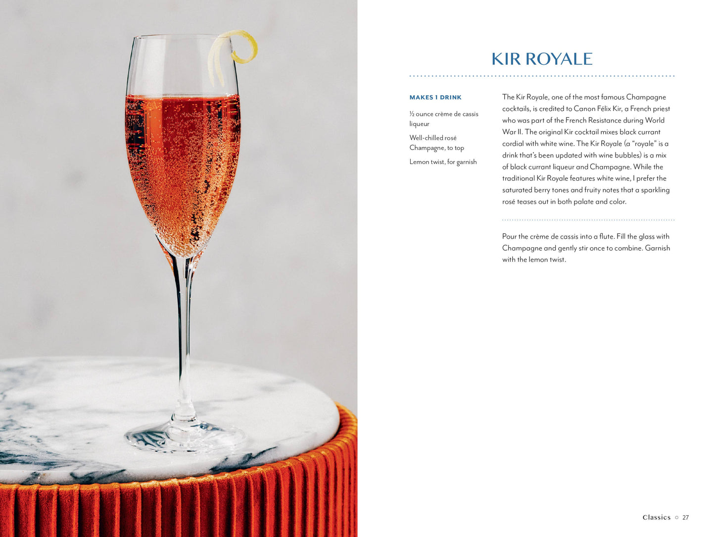 Sparkling: Champagne & Sparkling Cocktails