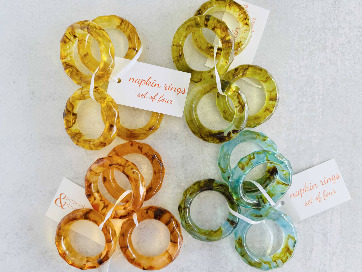 Element Napkin Rings