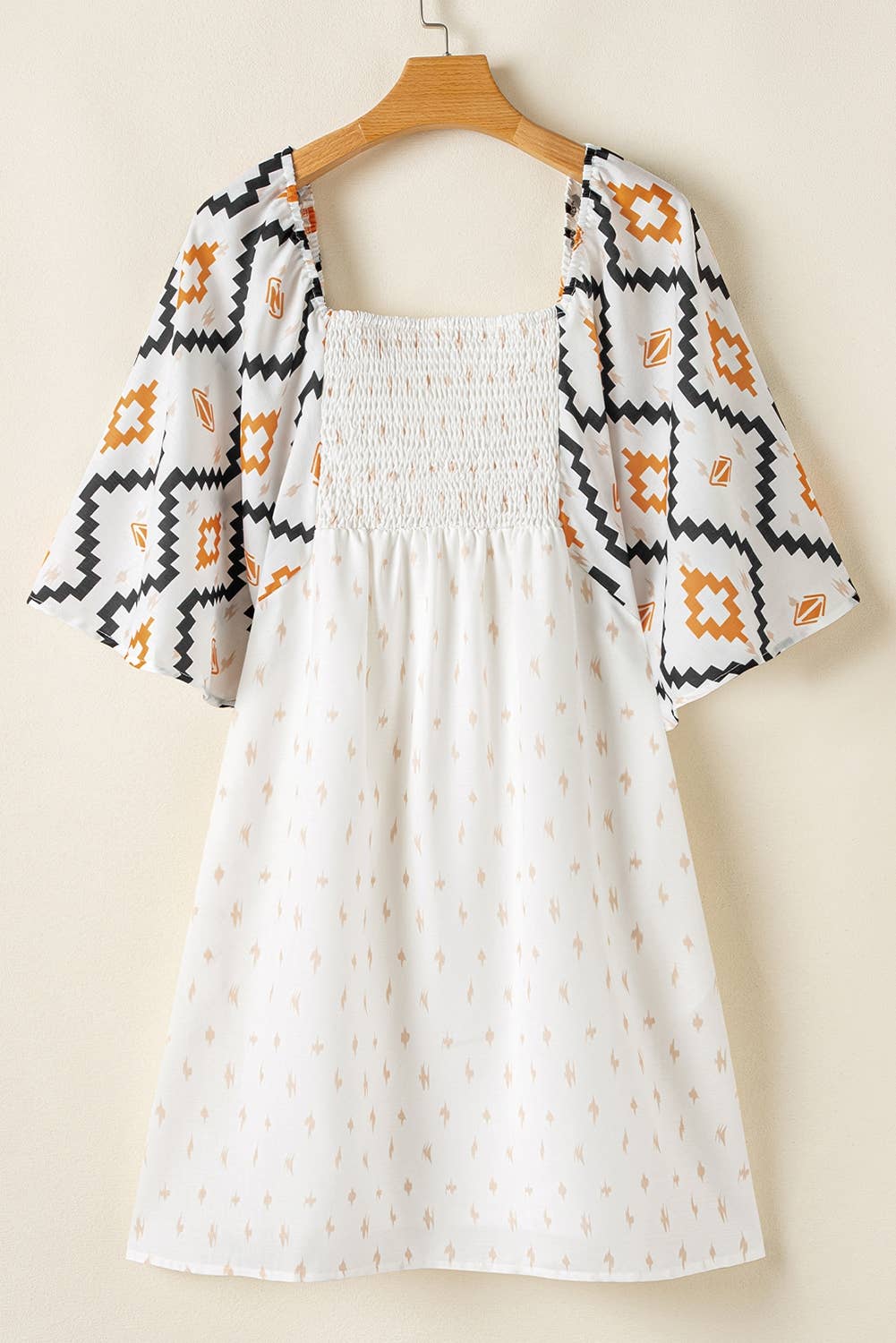 Aztec Print Mini Dress