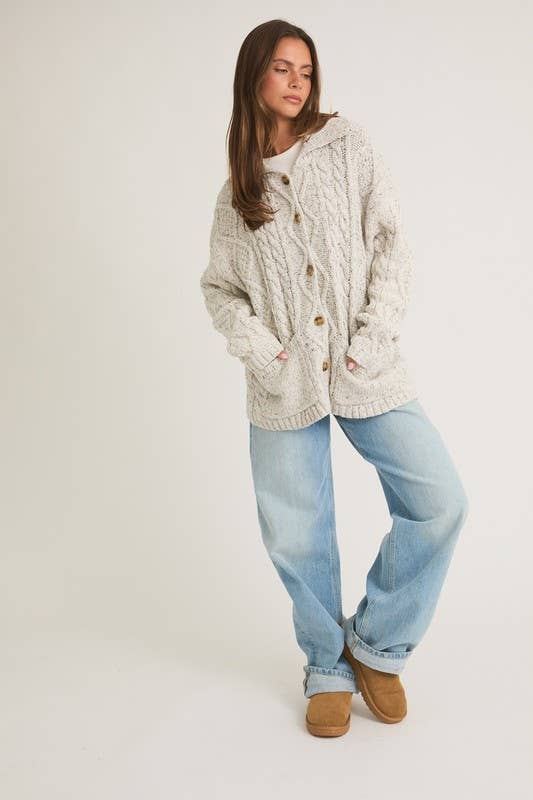 Long Sleeve Oversized Cardigan
