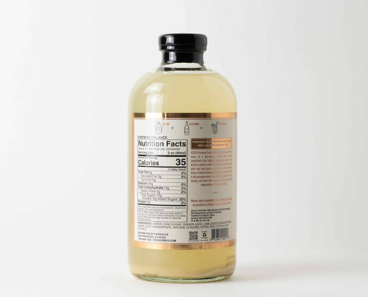 FICKS Premium Moscow Mule Cocktail Mix