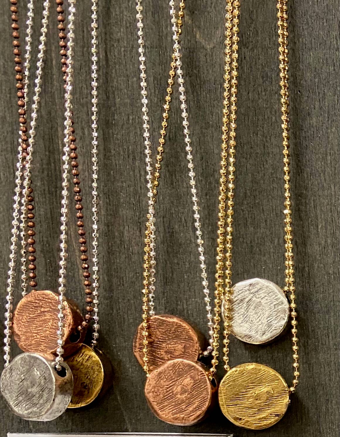 Simple Disc Necklace