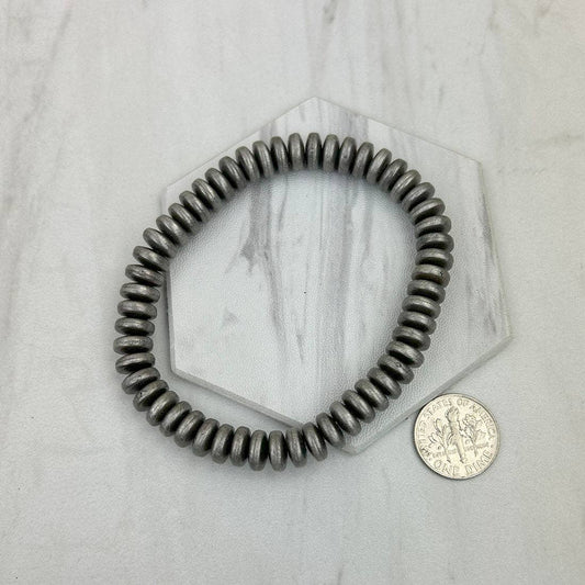 silver Navajo pearl beads Bracelet