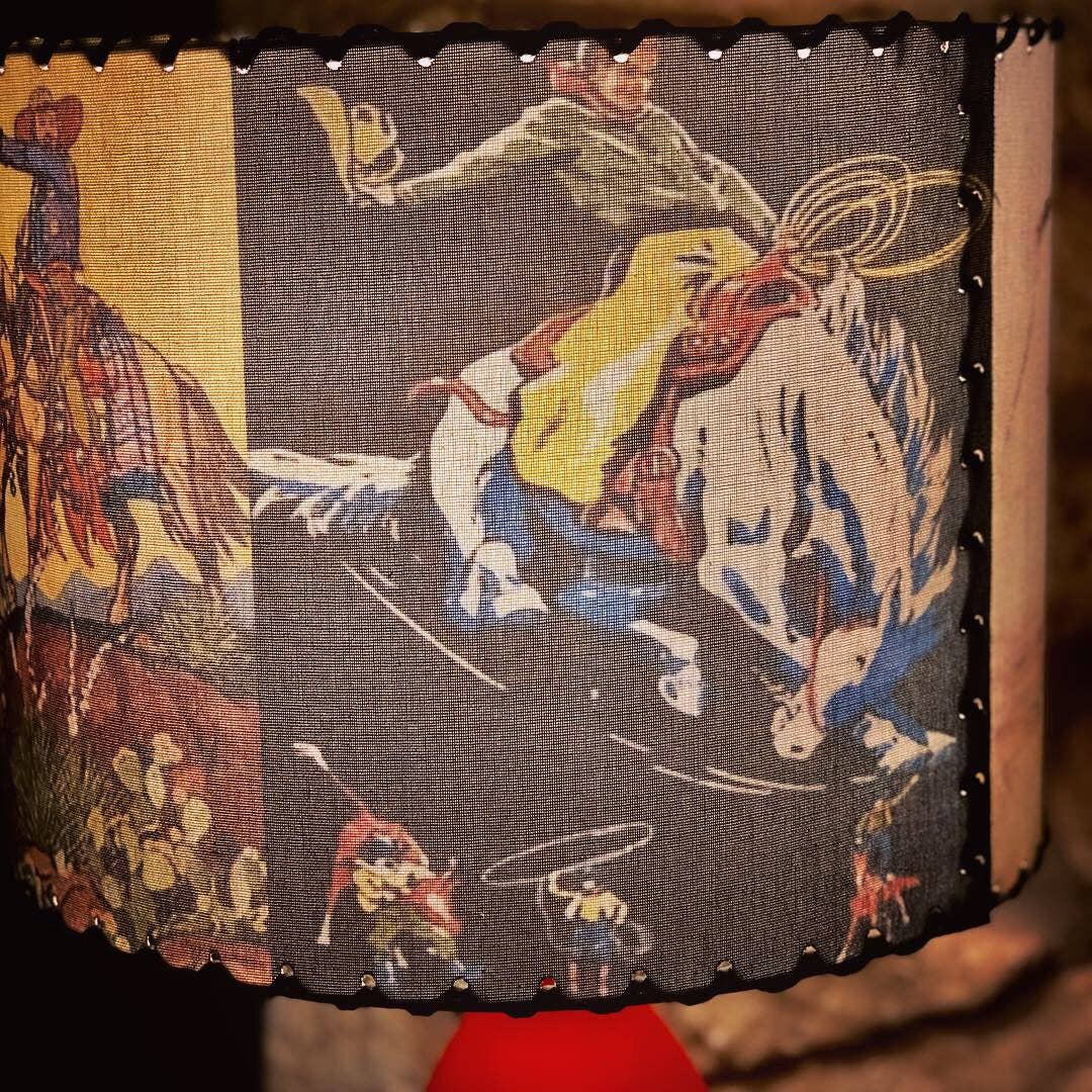 Lampshade Cave Creek Cowboy Lg 14 Inch