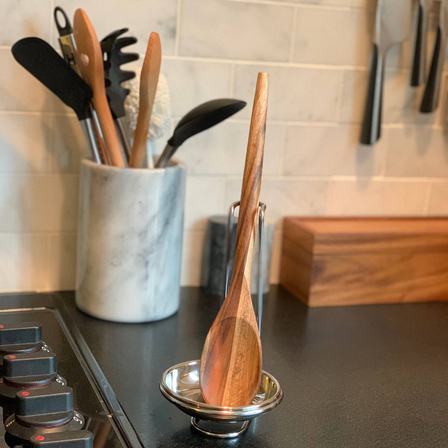 12" Natural Wooden spoon