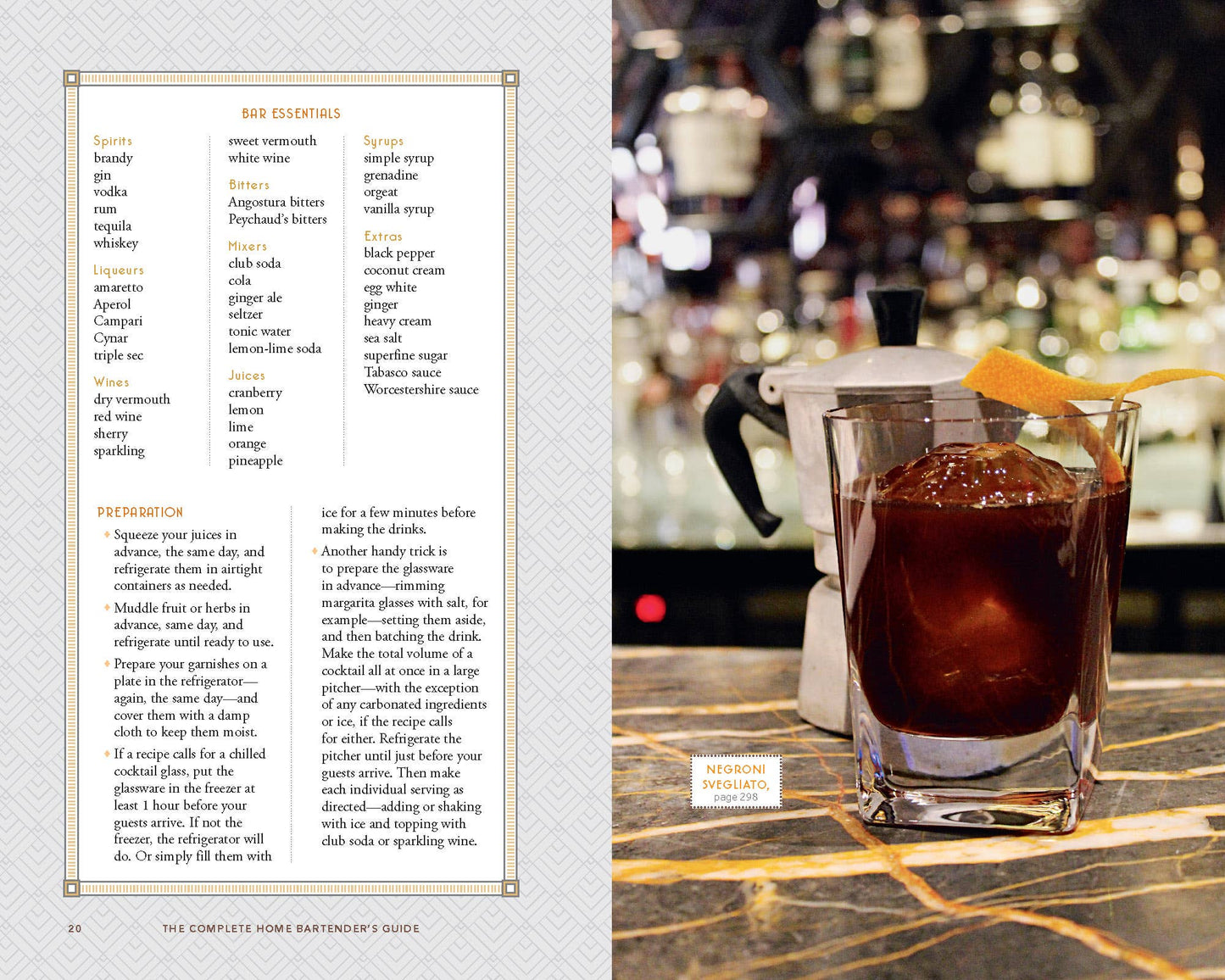 Bartender's Guide Cocktail Book