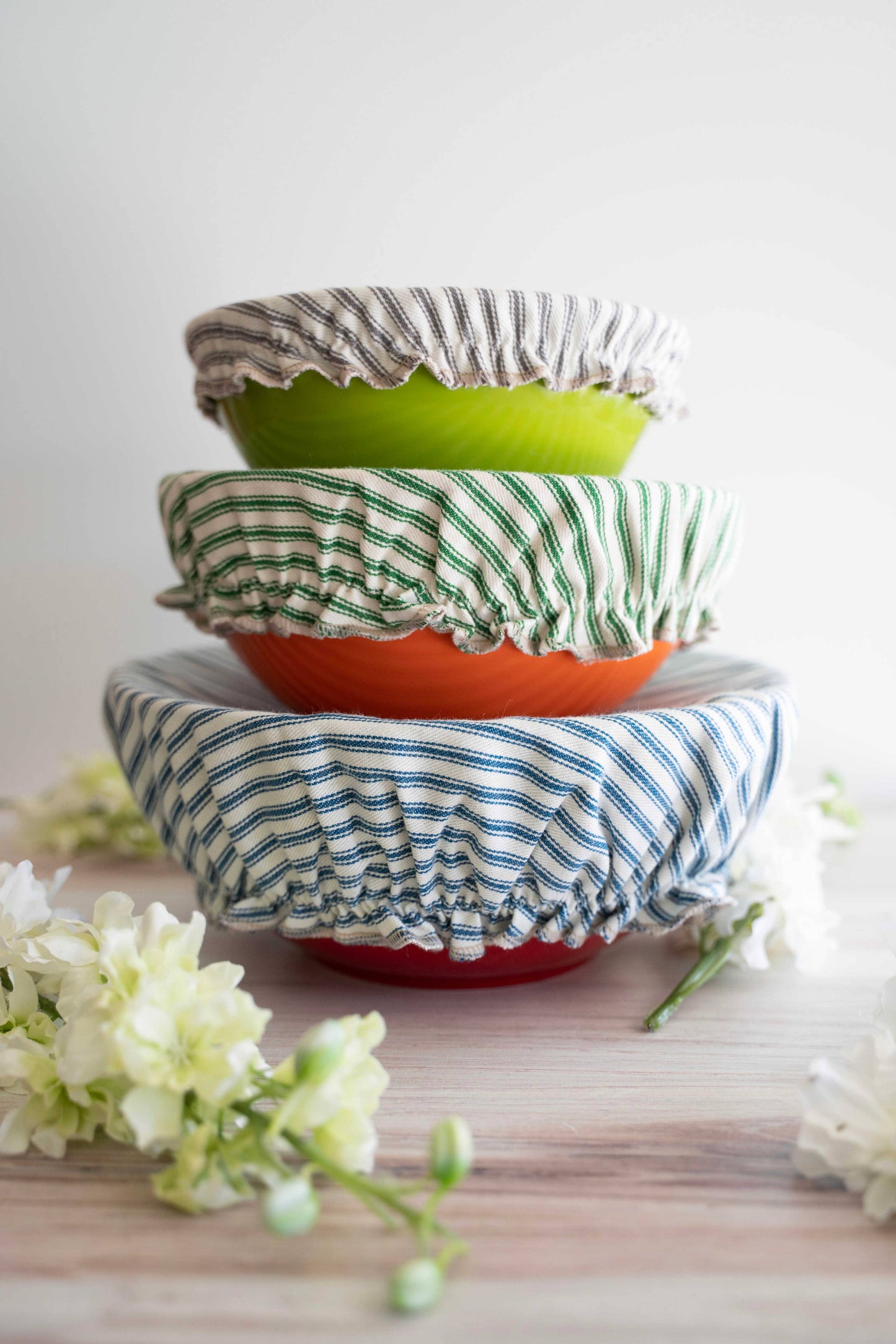 Stripes Reusable Bowl Covers