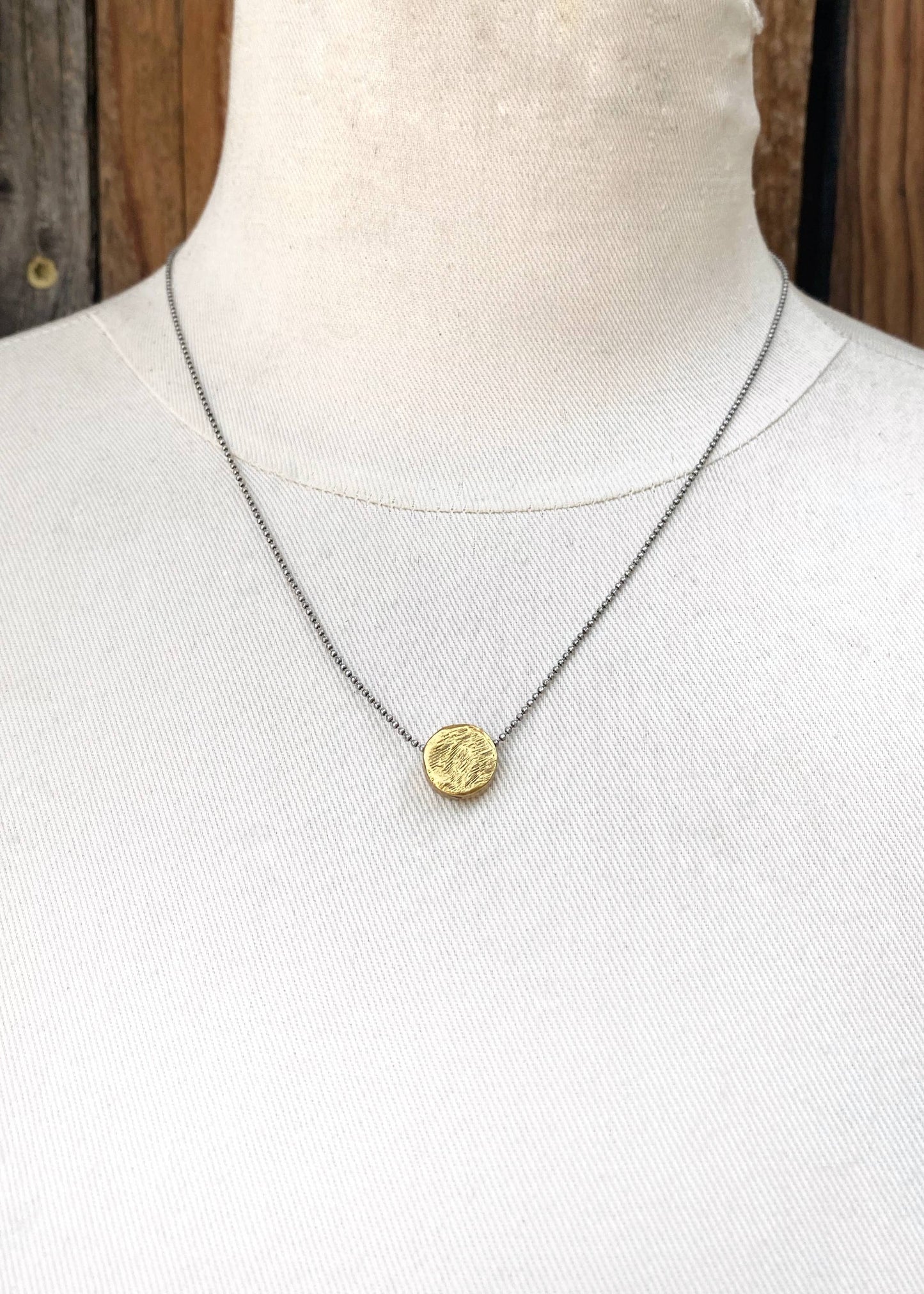 Simple Disc Necklace